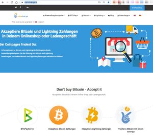 Bitcoin akzeptieren mit Coincharge