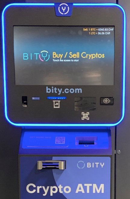 Bity Bitcoin Automat