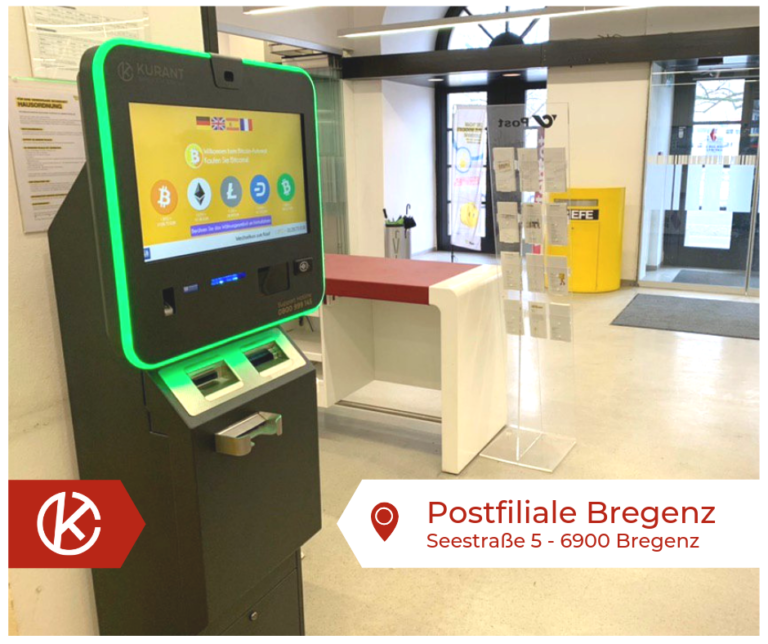 Bitcoin Automat Postfiliale Bregenz