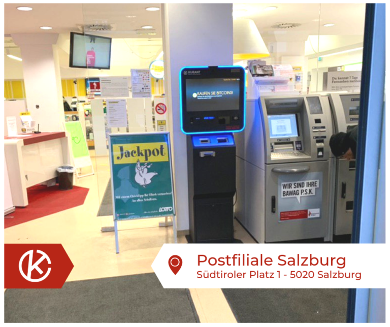 Bitcoin Automat Postfiliale Salzburg