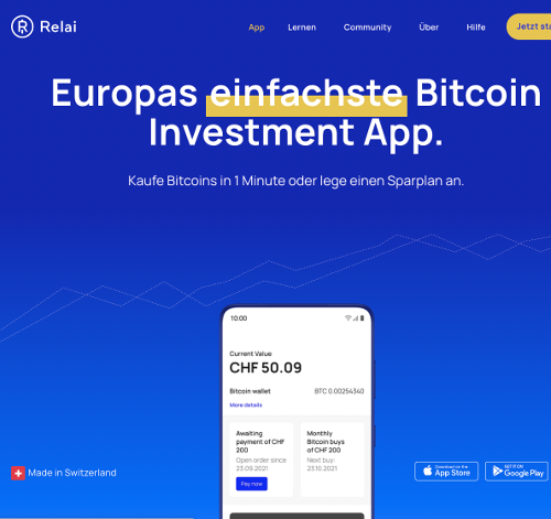 Relai Bitcoin kaufen