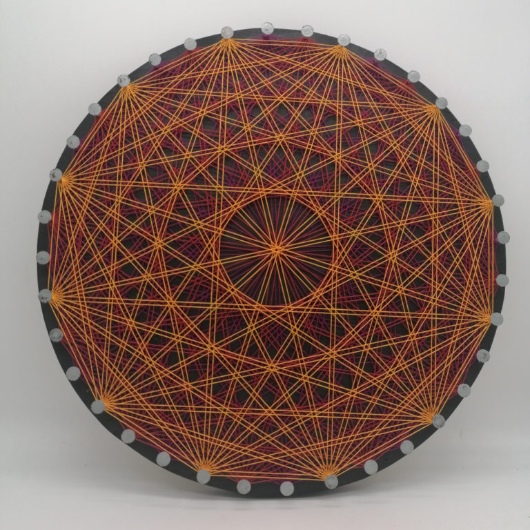 String Art Blockchain Green Times Shop 768x768