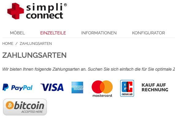 simpli connect akzeptiert bitcoin