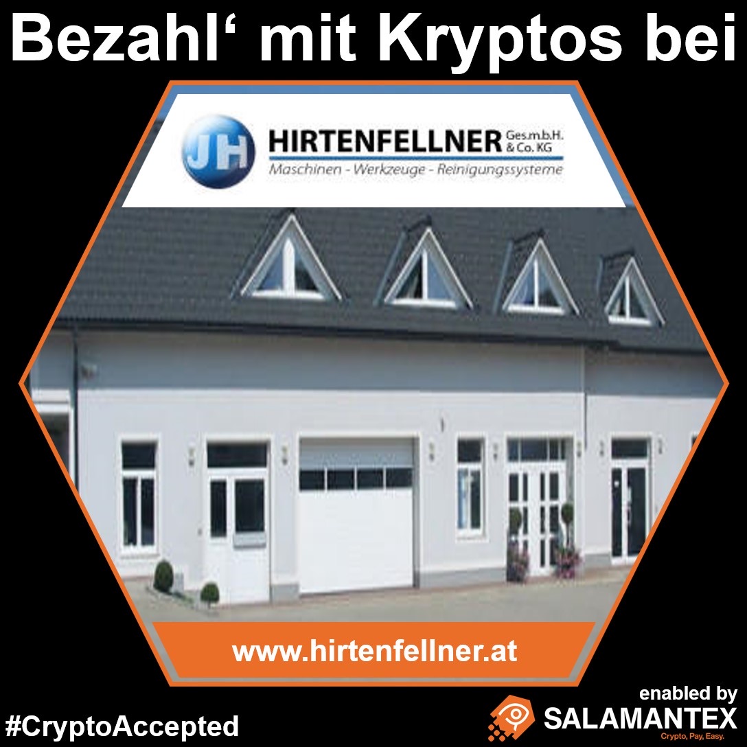 Hirtenfellner akzeptiert Bitcoin