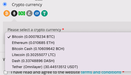 Solav akzeptiert Bitcoin