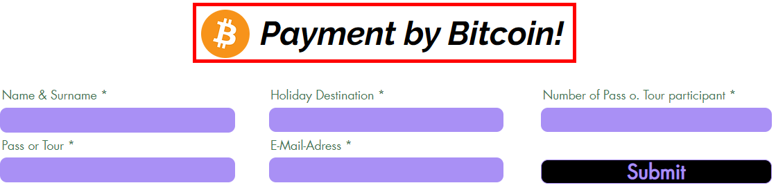 Canna Holidaze akzeptiert Bitcoin