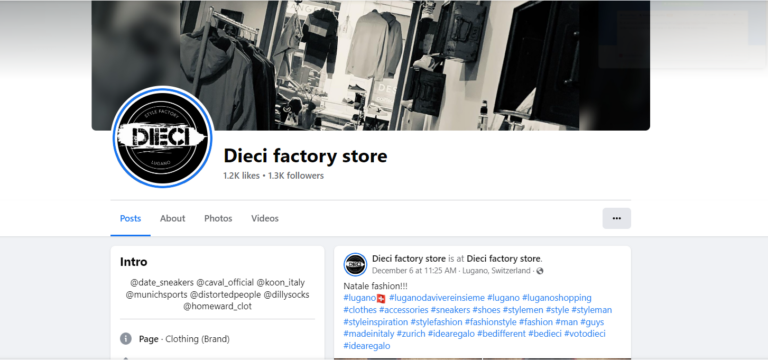 2022 12 20 19 44 49 Dieci factory store   Lugano   Facebook 768x360