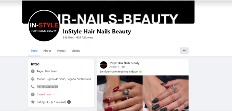2022 12 20 19 52 50 InStyle Hair Nails Beauty   Lugano   Facebook 768x368