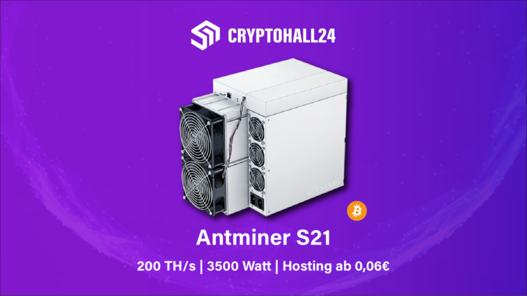 Bitmain Antminer S21 200 TH Bitcoin Miner Cryptohall24 768x432